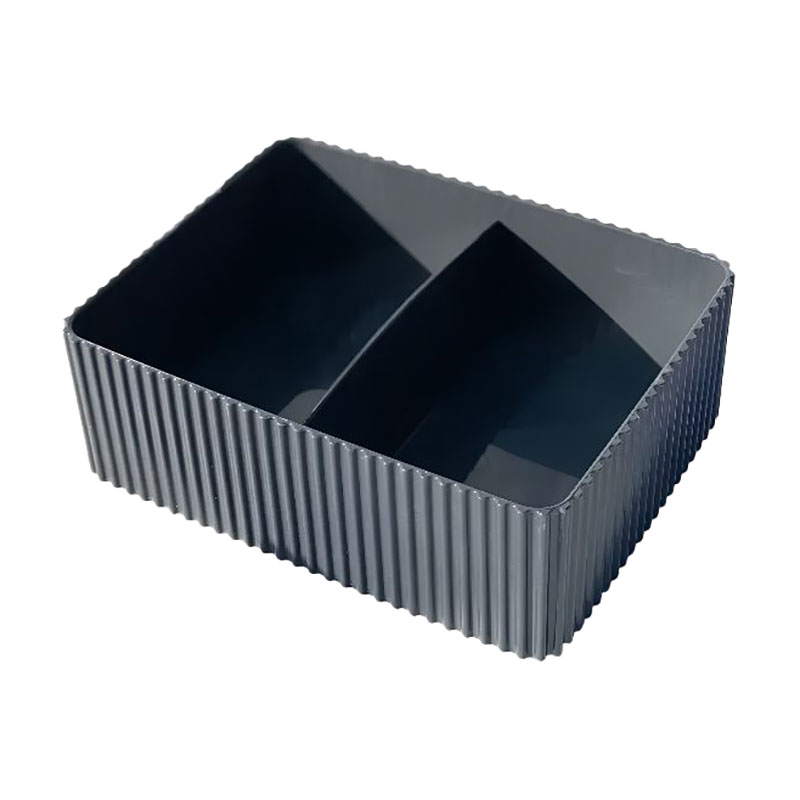 Органайзер для косметики Lova Plastik 2 секції, сірий (LV-220)
